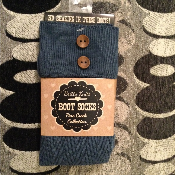 🔥🔥🤩🤩 1 pair Bell Blue Boot Socks 🤩🤩🔥🔥 - Picture 1 of 4